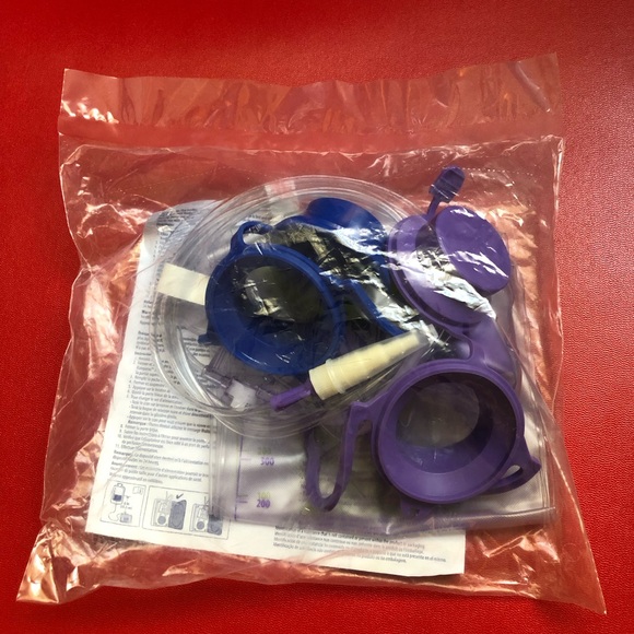 7 Kangaroo Joey Dual Bag Feed Set - 1000 mL Flush Set 763662 New Factory… - Picture 3 of 5